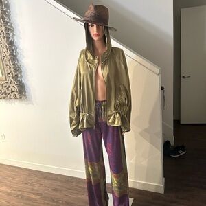 ETRO stylish Purple, yellow and red Women's Pants.